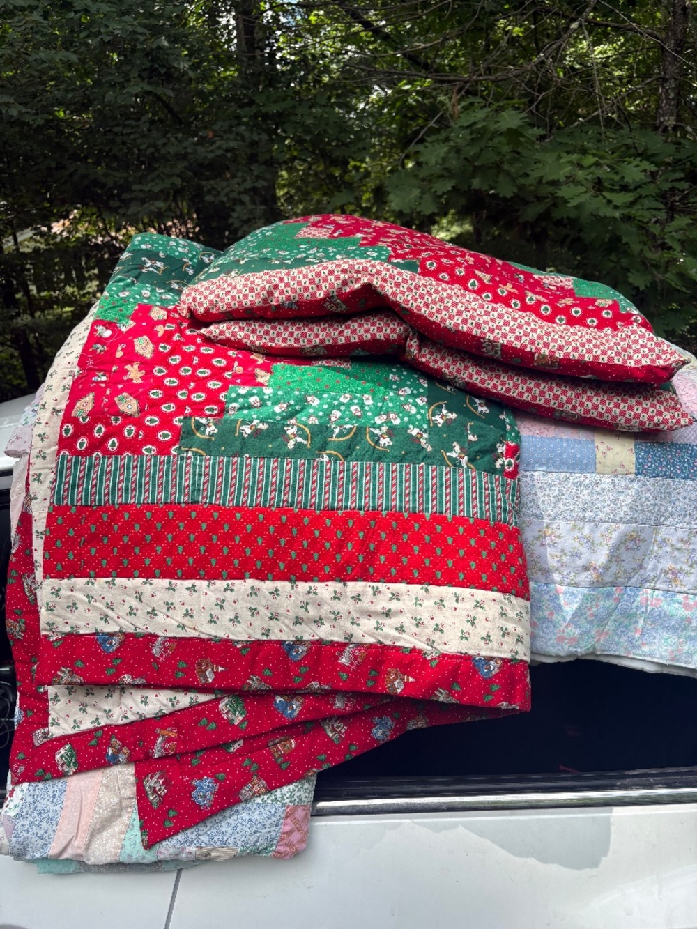 Christmas Patchwork quilt set